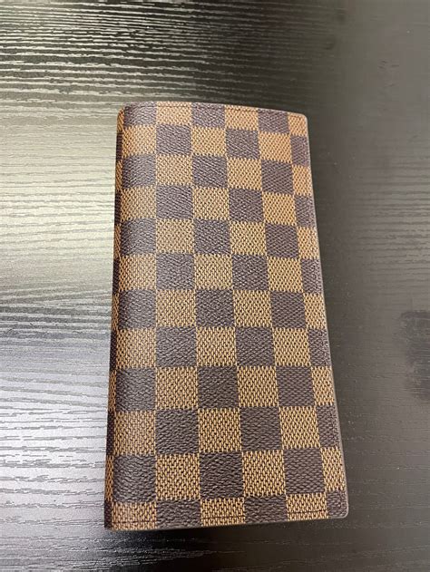 how much is a real louis vuitton wallet|louis vuitton checkered wallet.